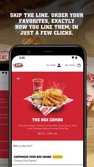 Raising Cane's Chicken Fingers Ekran Görüntüsü 1