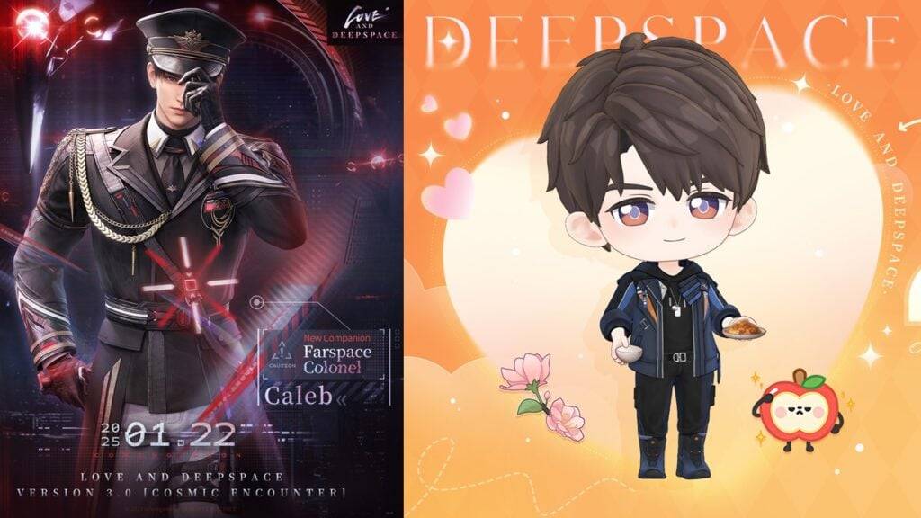 Love and Deepspace版本3.0：Cosmic Concounter PT 2以Caleb Drops為特徵！