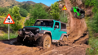 Mobile Jeep Simulator: Offroad Schermafbeelding 0