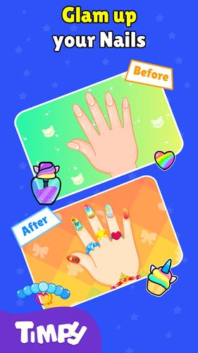Nail Salon Games Acrylic Nails Captura de tela 3