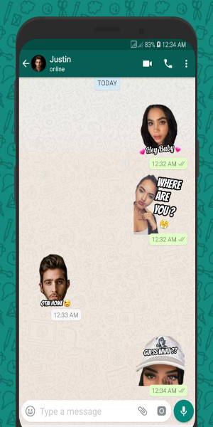 Wemoji - WhatsApp Sticker Make 螢幕截圖 1
