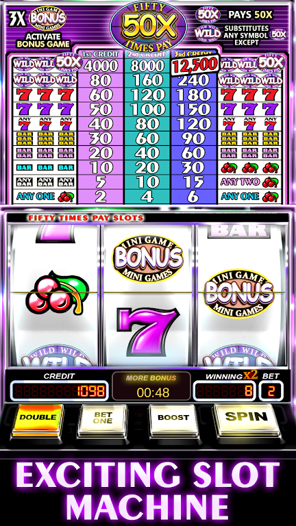 Schermata Free Slot Machine 50X Pay 0