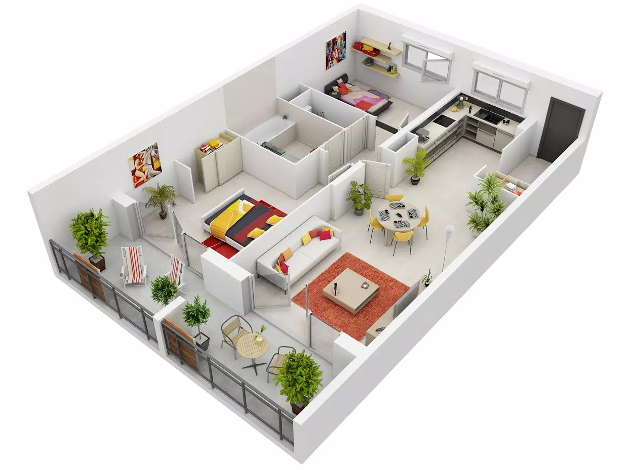 3D House Design 螢幕截圖 3
