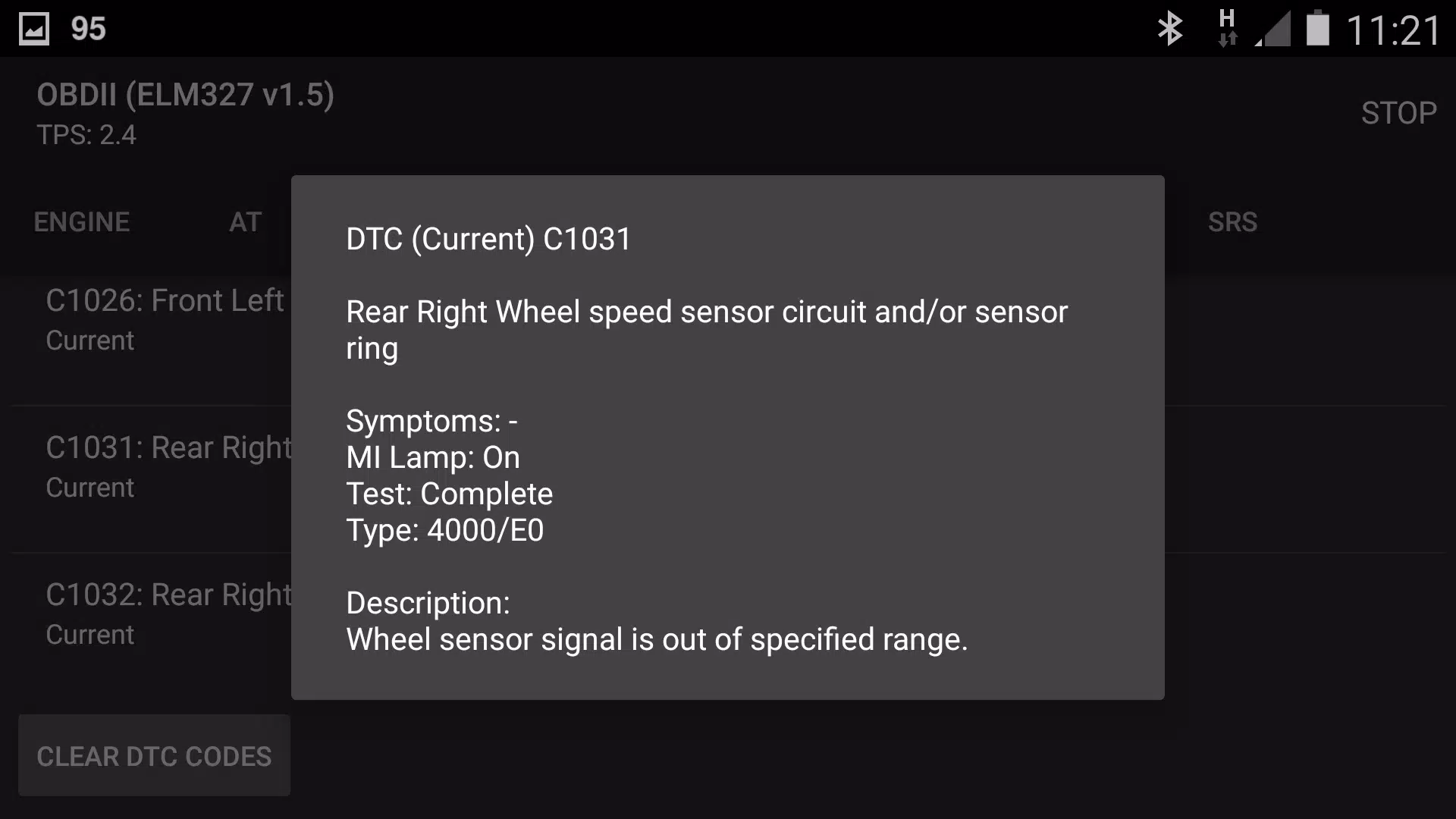 SZ Viewer: read DTC for Suzuki Ảnh chụp màn hình 3