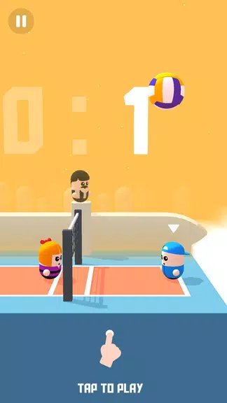 Volleyball Game - Volley Beans Screenshot 0