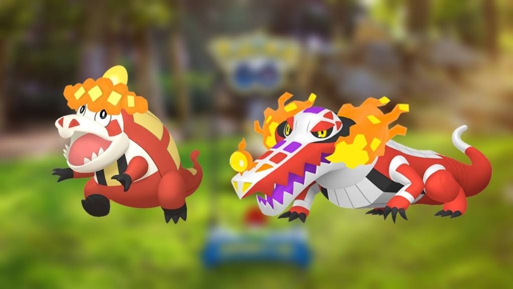 Fuecocos Pokemon Go Evolutions, Crocalor & Skeledirge