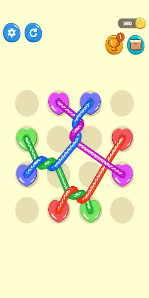 Tangled Line 3D: Knot Twisted ภาพหน้าจอ 0