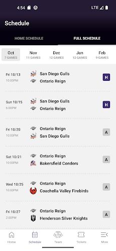 Ontario Reign Captura de tela 2