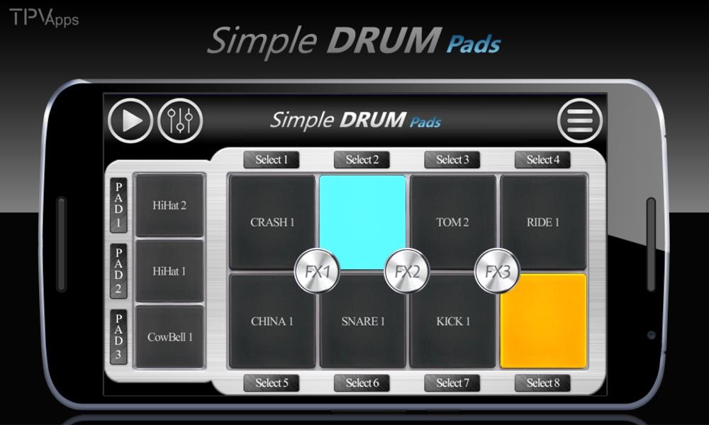 Simple Drums Rock Ekran Görüntüsü 1