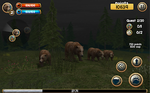 Wild Bear Simulator 3D 螢幕截圖 1