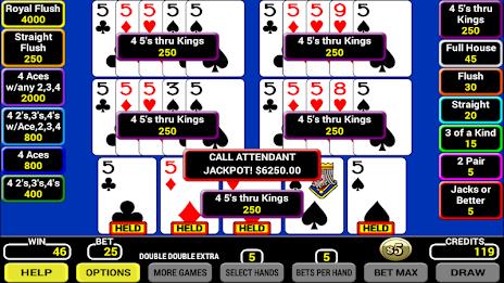 Five Play Poker Скриншот 3