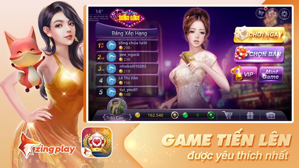 Tiến lên Miền Nam - Tiến Lên - ZingPlay 스크린샷 0