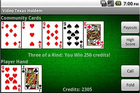 Schermata Video Texas Holdem Poker 1