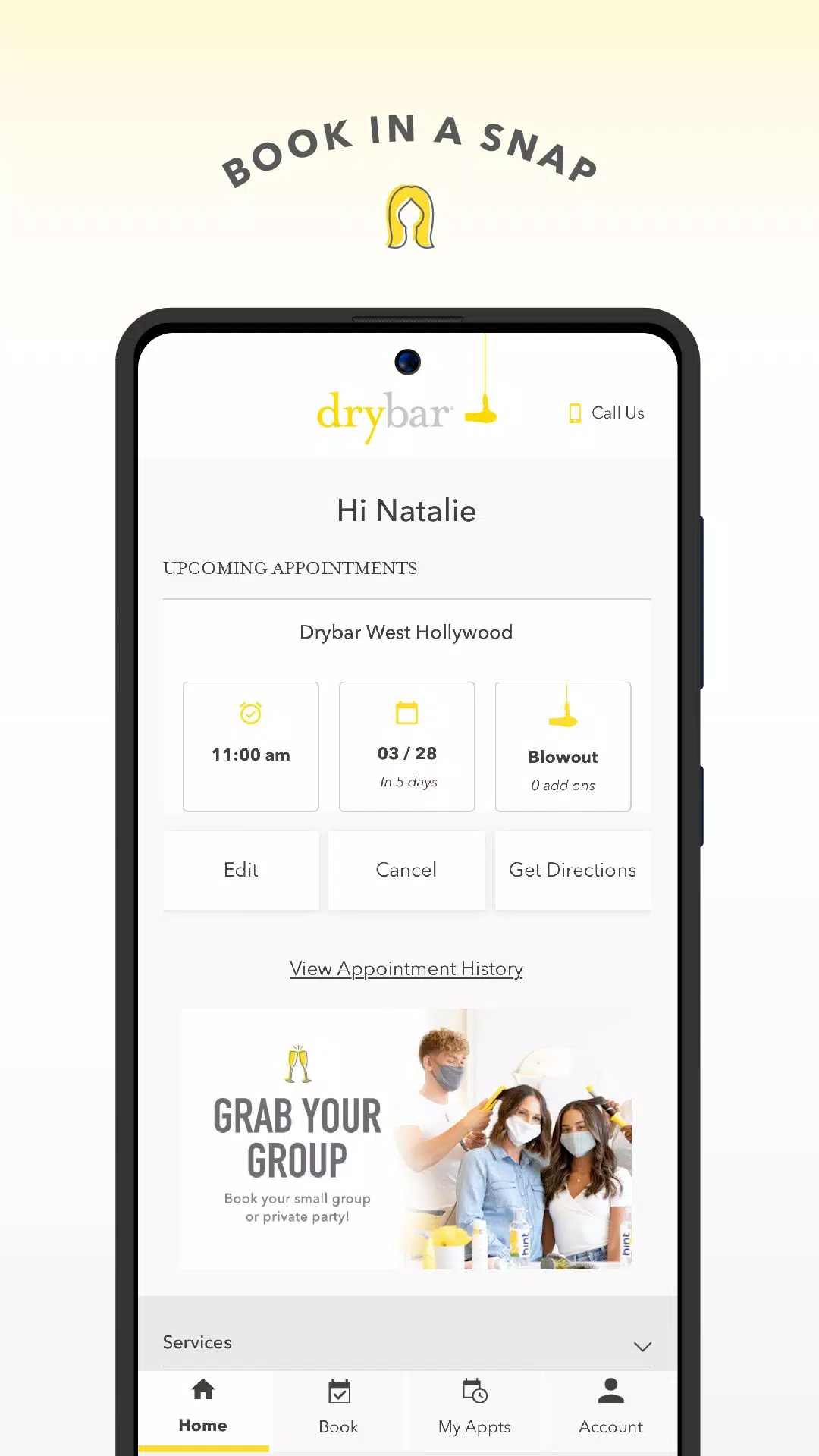 Drybar Ảnh chụp màn hình 0