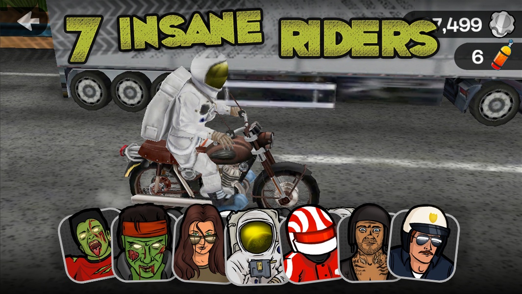 Highway Rider ဖန်သားပြင်ဓာတ်ပုံ 1