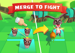 Animal Merge - Evolution Games Ảnh chụp màn hình 1