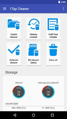 1Tap Cleaner Pro ဖန်သားပြင်ဓာတ်ပုံ 0