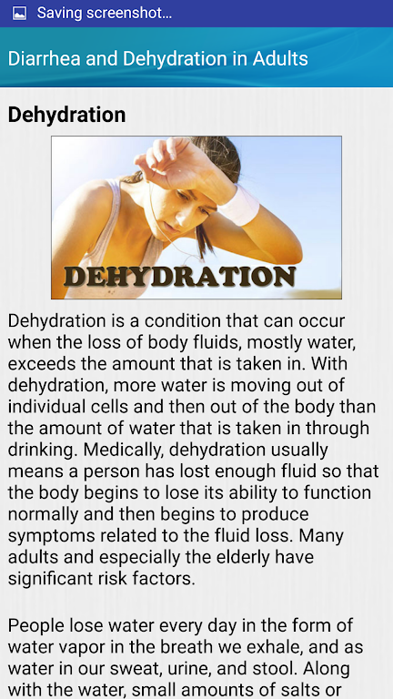 Diarrhea and Dehydration Help Schermafbeelding 1