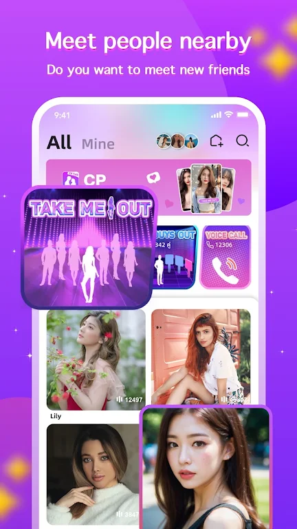 CP Talk-Chat,Dating,Match,Meet 螢幕截圖 1