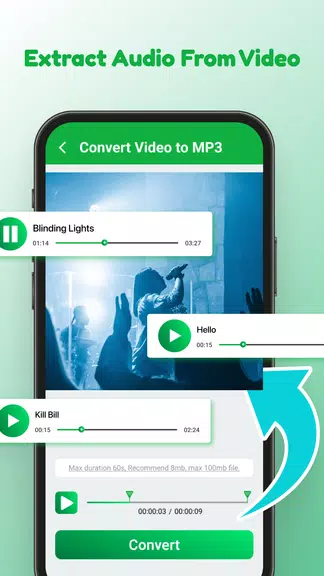 Video to MP3: Video Converter Ekran Görüntüsü 1