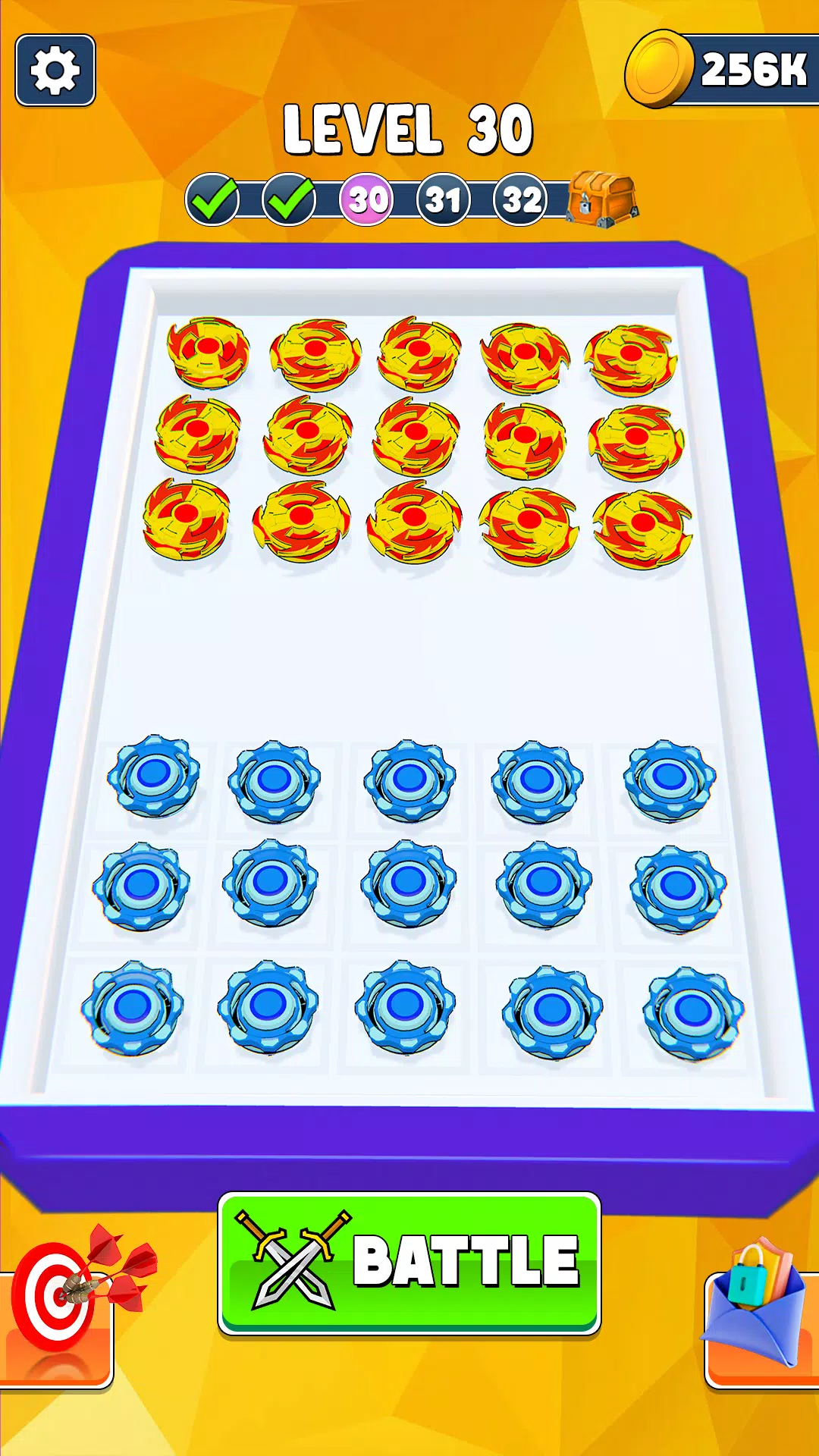 Schermata Merge & Battle Spinner Game 3