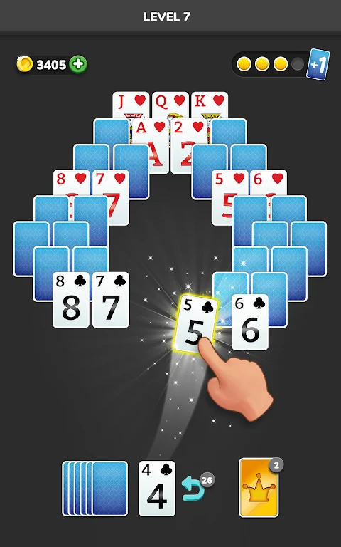 Solitaire 3D - Tripeaks Puzzle 스크린샷 0