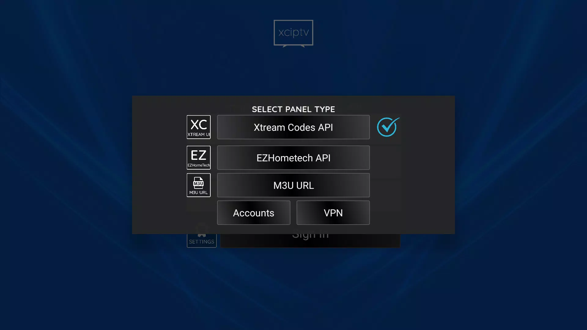 XCIPTV PLAYER ภาพหน้าจอ 3