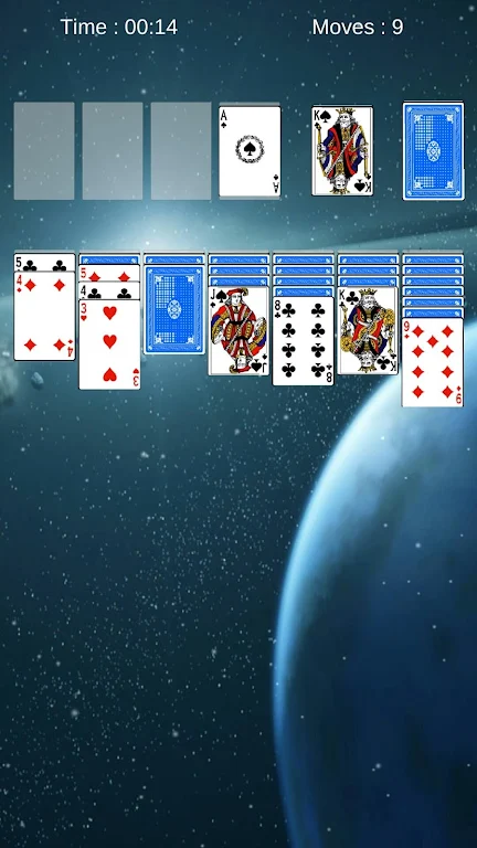 Solitaire Space Скриншот 1