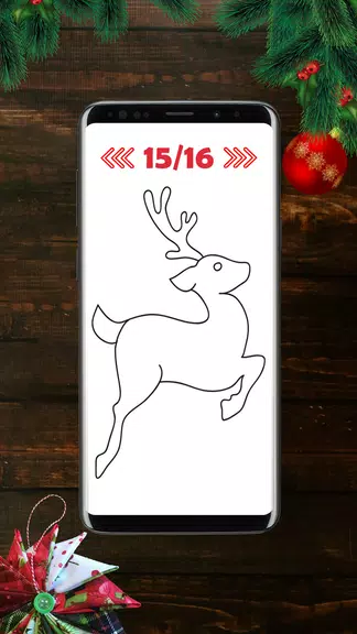 Christmas Drawing App स्क्रीनशॉट 3