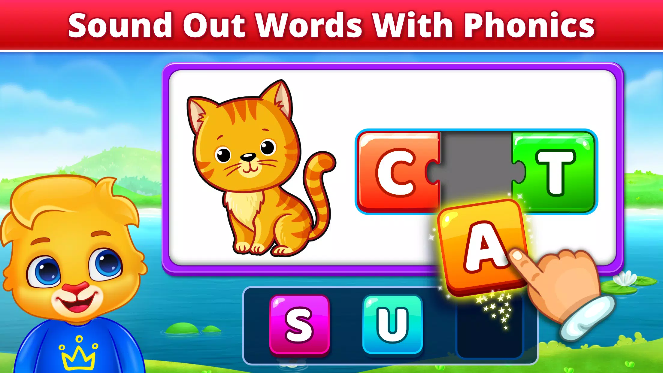 Spelling & Phonics: Kids Games ဖန်သားပြင်ဓာတ်ပုံ 1