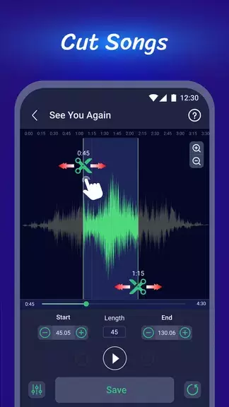 Ringtone Maker, MP3 Cutter Schermafbeelding 1