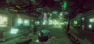 VR Cyberpunk City Screenshot 1