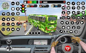 Schermata Army Coach Bus Simulator Games 0