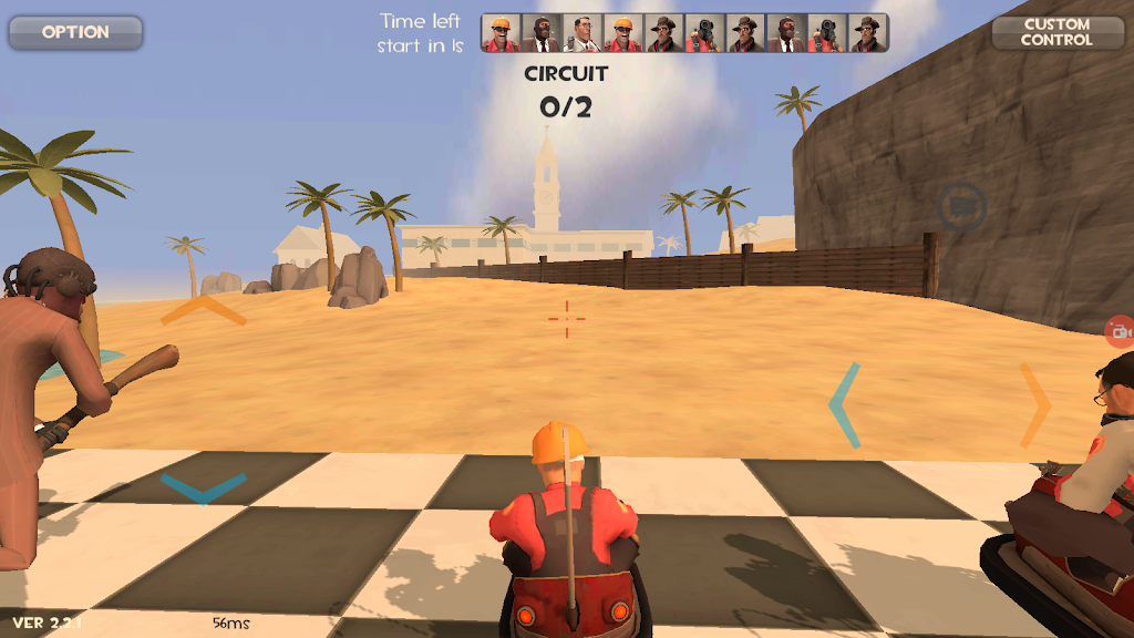 Team Kart Fortress TF2 Mobile Captura de tela 0