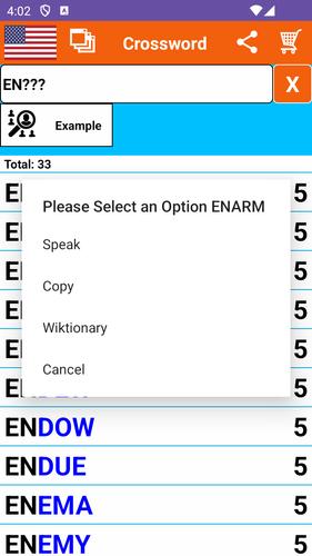 Crossword Solver ภาพหน้าจอ 2