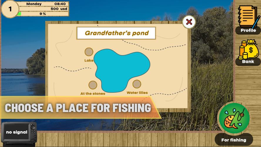 Real Fishing Captura de pantalla 1