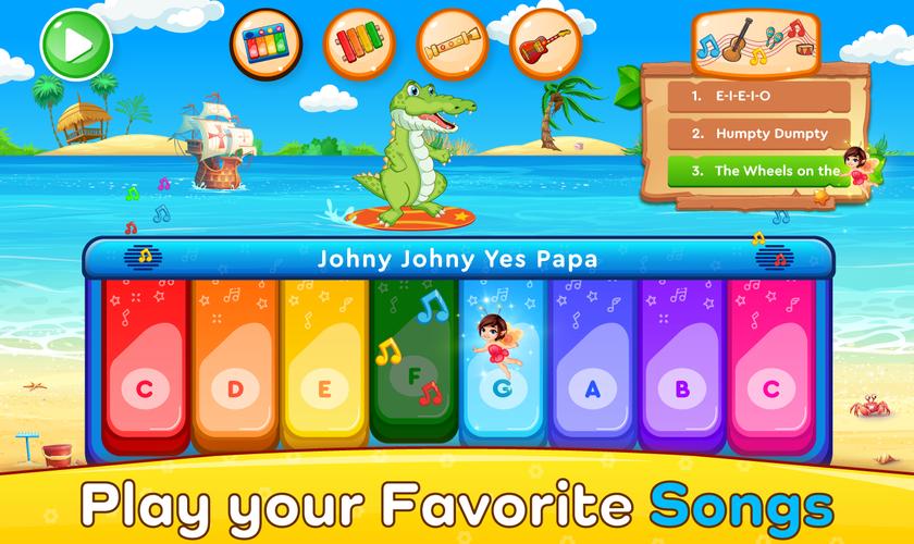 Piano Kids Music Games & Songs スクリーンショット 1