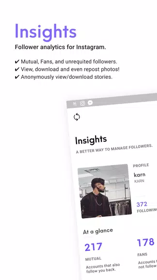 Insights for Instagram Zrzut ekranu 0