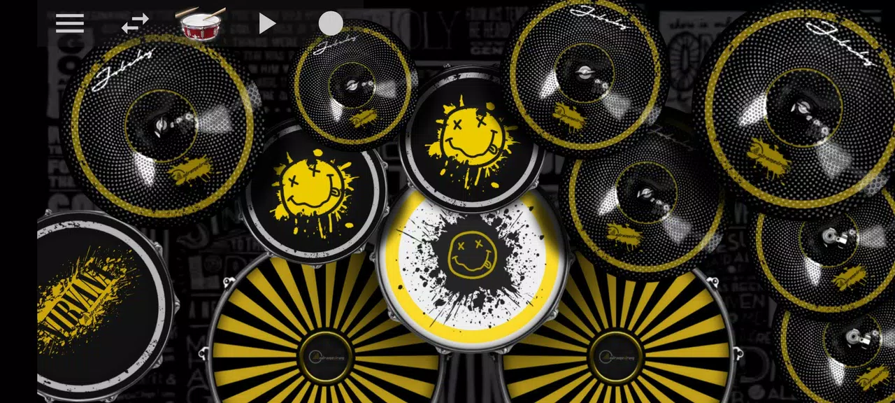 Mega Drum - Drumming App Tangkapan skrin 1