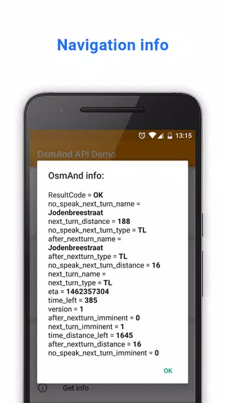 OsmAnd API Demo Capture d'écran 1