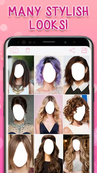 Long Hairstyles Photo Zrzut ekranu 3