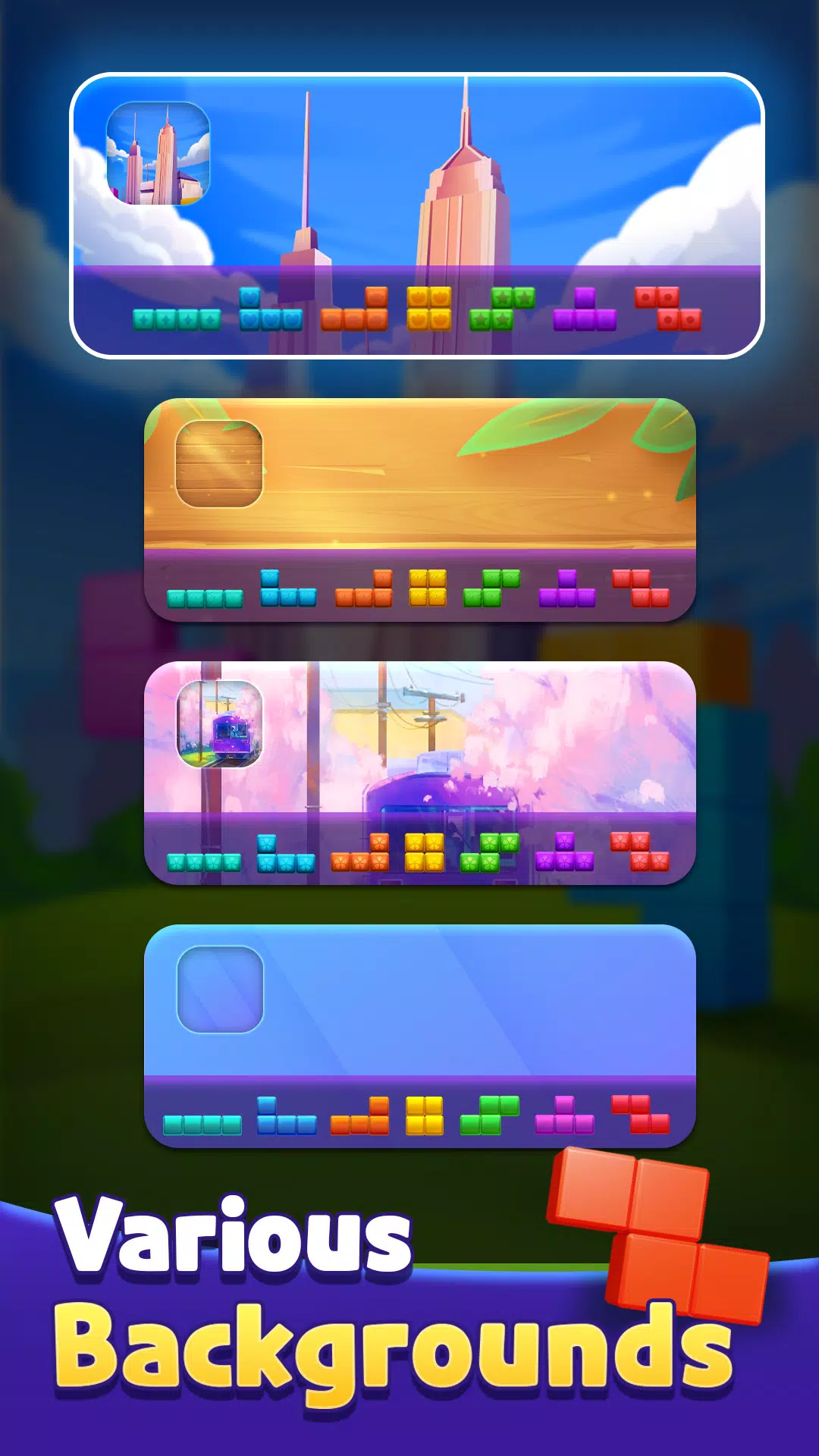 Classic Falling Brick 螢幕截圖 3