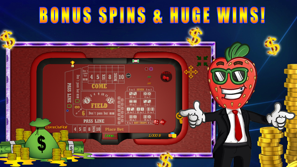 Schermata Virtuelles Casino - Craps Spiel Online 0