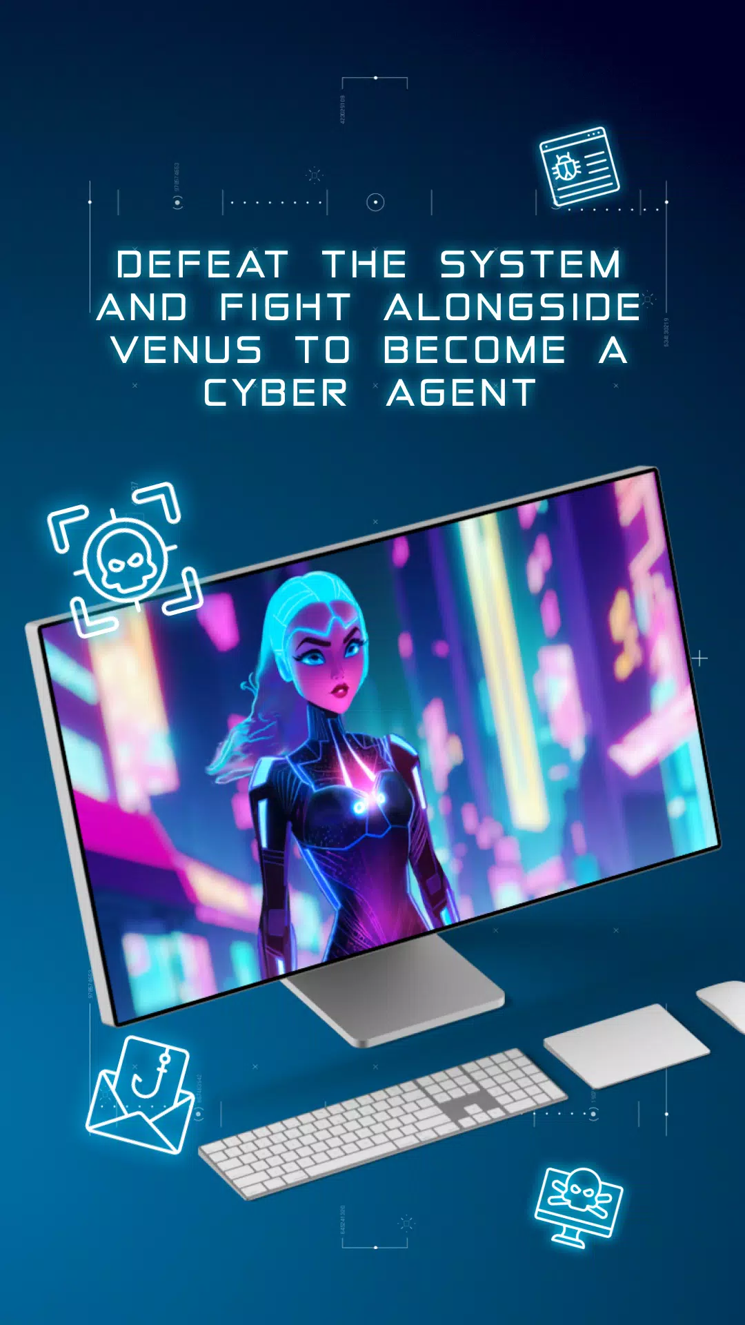 Cyber Agent, a hero rises Captura de pantalla 1