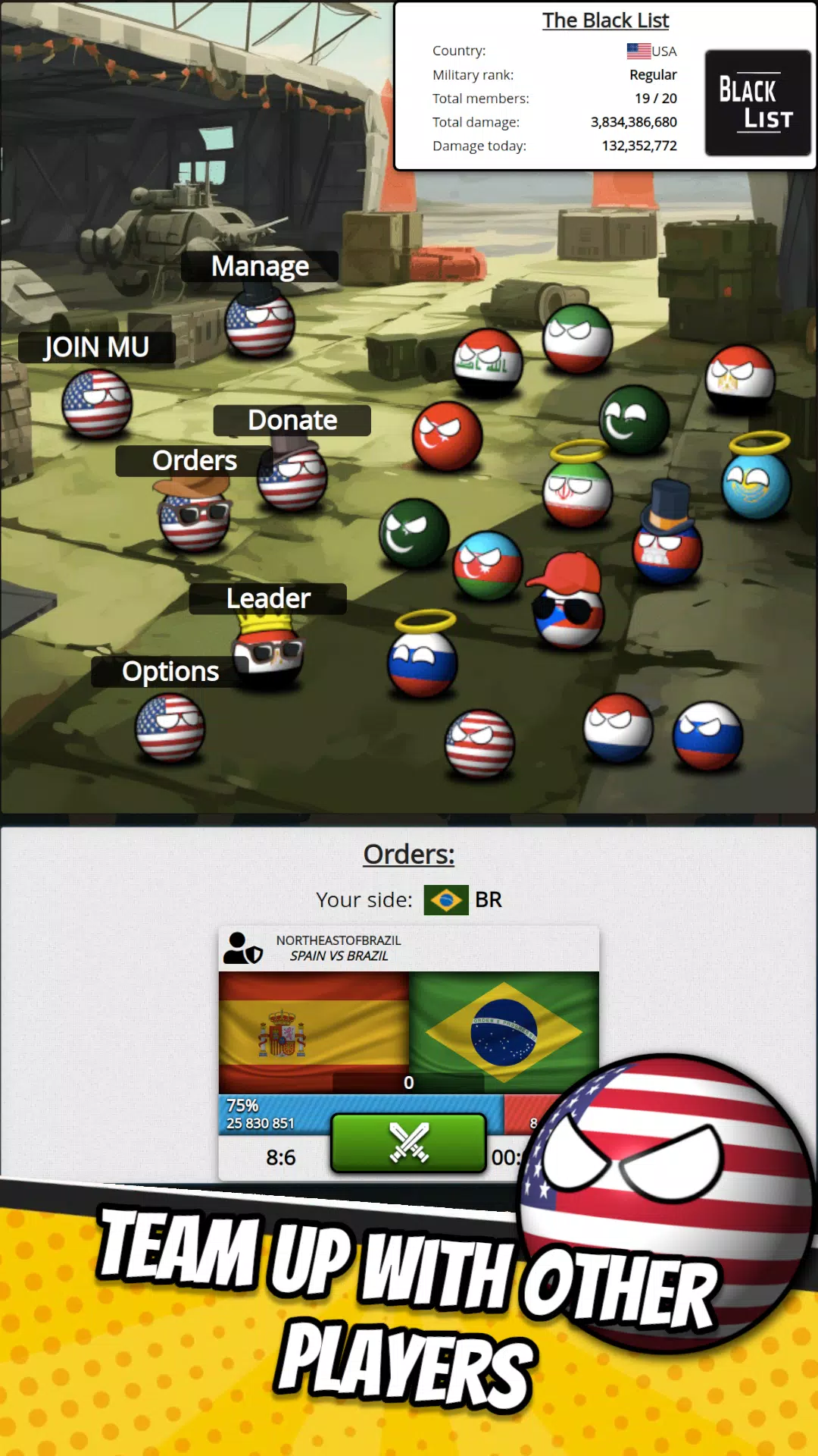 eSim Countryballs Country Game Ảnh chụp màn hình 2