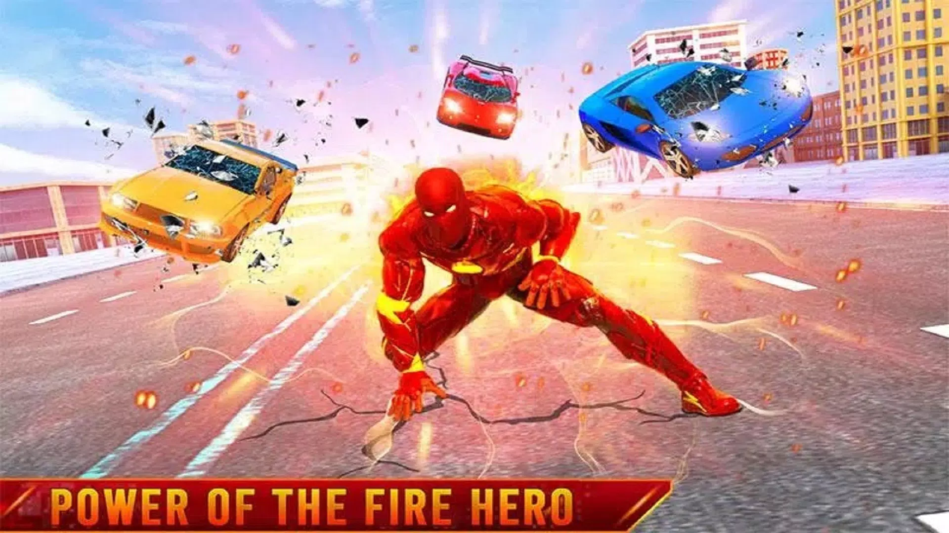 Fire Hero Robot Transform Game Tangkapan skrin 2