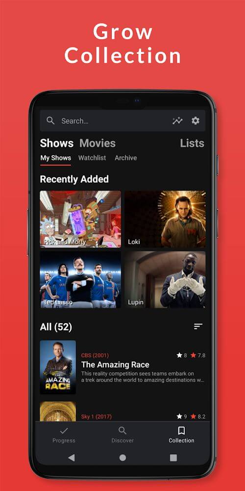 Showly: Track Shows & Movies Screenshot 1