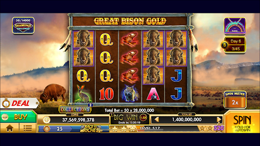 Black Diamond Casino Slots Mod Schermafbeelding 1