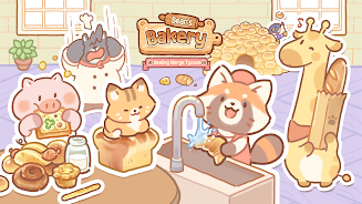 Bear Bakery - Cooking Tycoon Captura de pantalla 0