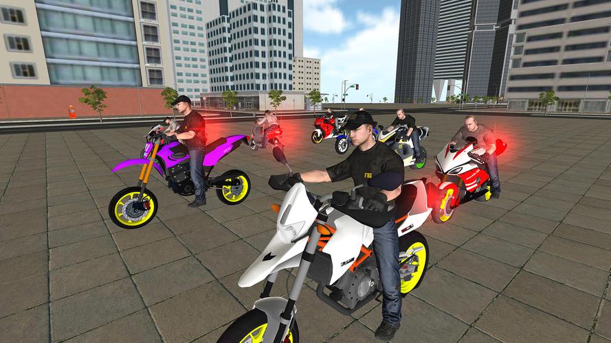 Bike Driving: Police Chase Captura de tela 0